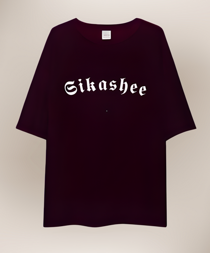 Sikashee Oversized Tee - Aesthetic Drop Shoulder Edition